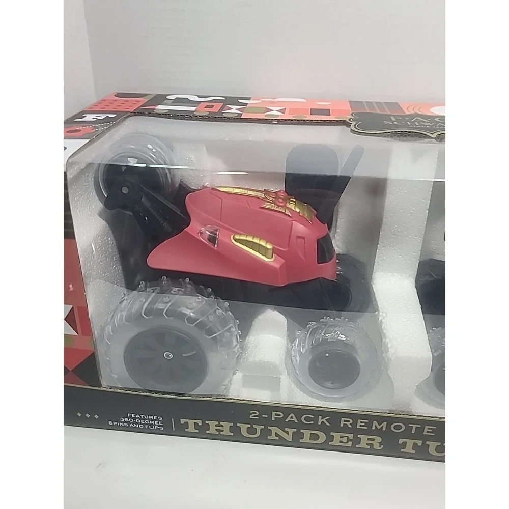 FAO SCHWARZ Thunder Tumbler  2-Pack Remote Control Cars Brand New Factory Sealed